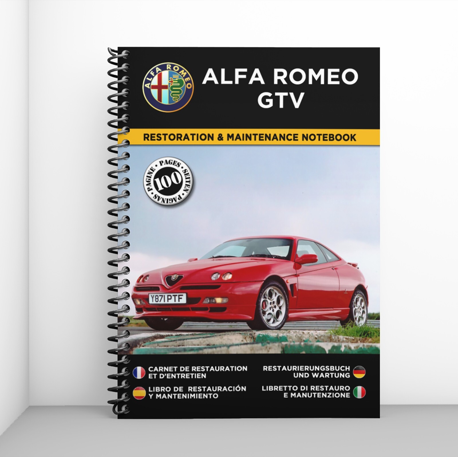 Carnet de restauration Alfa Romeo GTV 916 pour retrouver l'historique de vos travaux