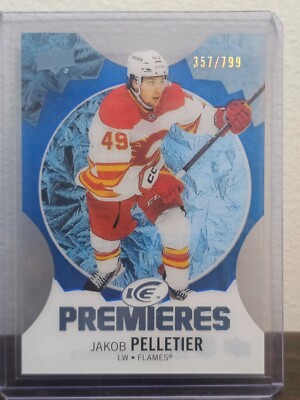 Jakob Pelletier  2023-24 UD Ice Ice Premieres 357/799 #161 - Flames