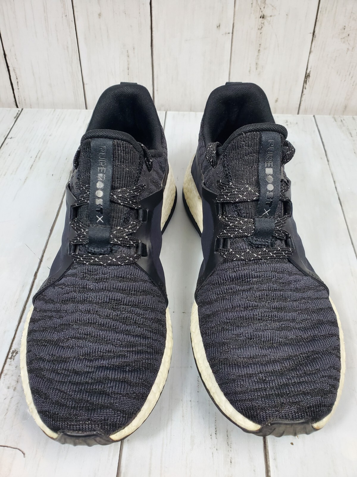 Adidas PureBoost Womens 6.5 Running Black White Rare Nice BY8928 Athletic image 6