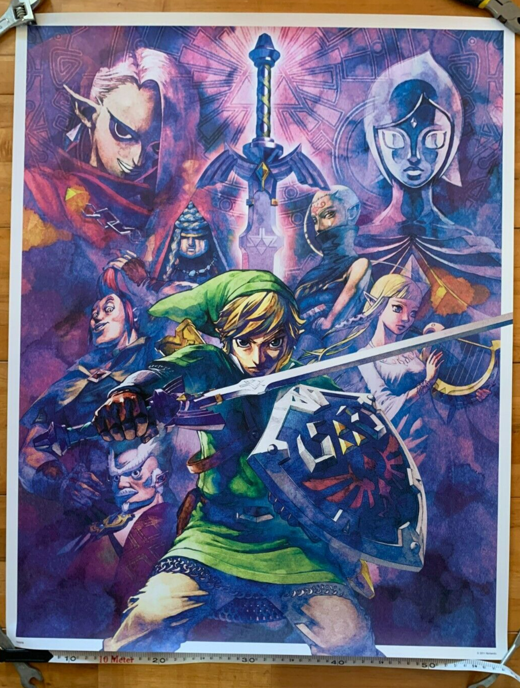 Legend of Zelda Skyward Sword Gamecenter Magazine Cover + Poster