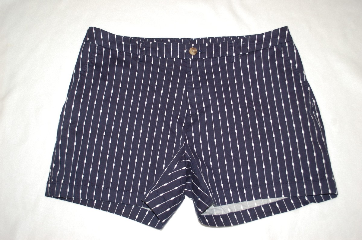 ladies navy dress shorts Ladies Smart Tailored Shorts 11" Knee Length Navy 822