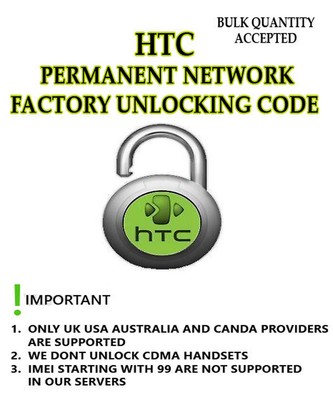 Business Industrial Other Retail Services Htc Permanent Network Unlock For At T Usa Htc Vivid Ph39100 X710a Att Only