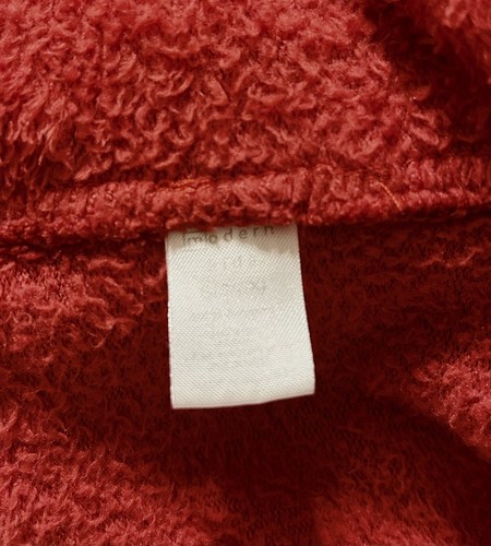 Modern Kids Santa Suit Pajamas Small 6 6x Hooded Soft Fleece Footless Red - Picture 4 of 4