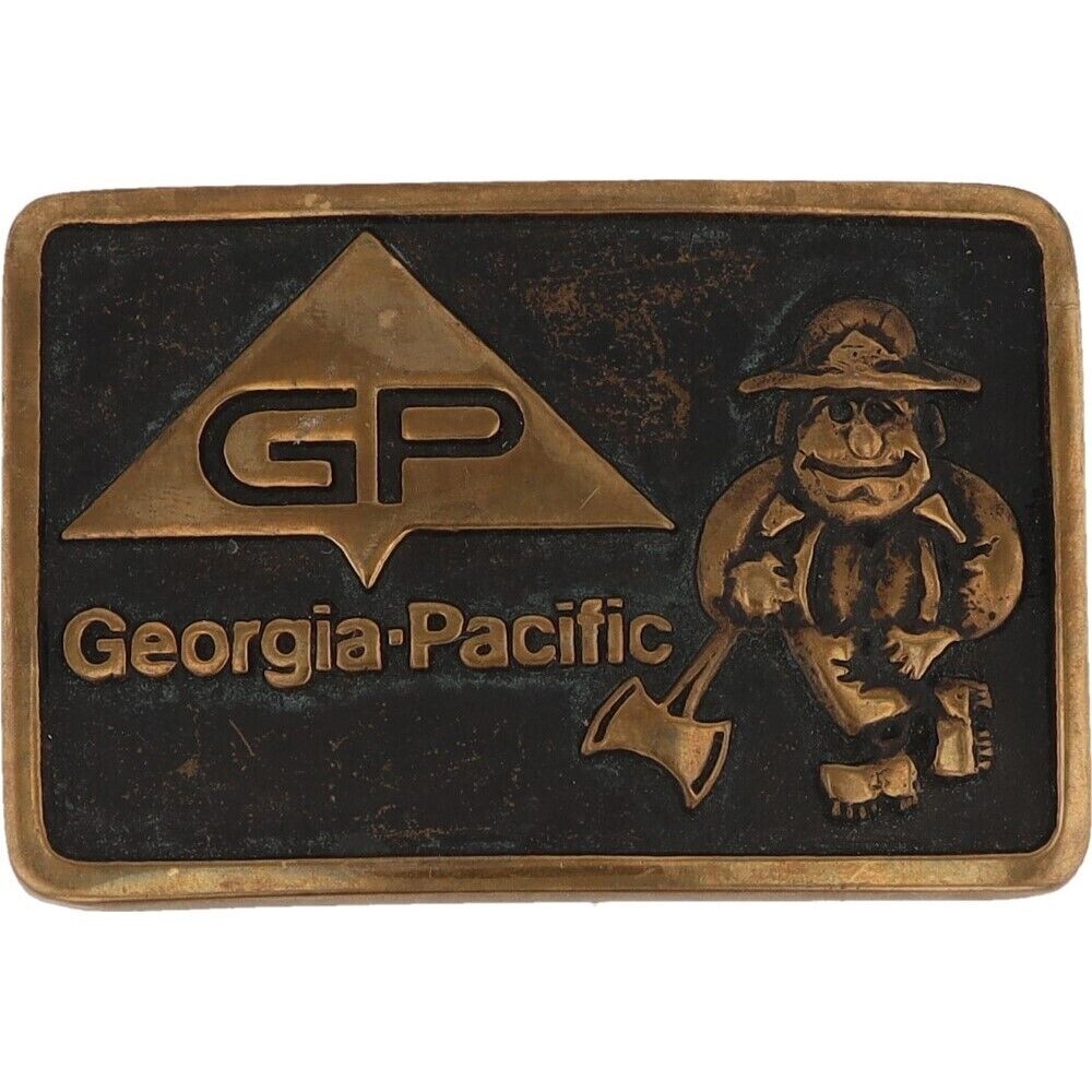 Brass Georgia-Pacific Gp Paper Mill Timber Logging Logger