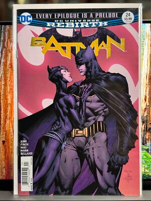 BATMAN #24 PROPOSES TO CATWOMAN 2017 REBIRTH TOM KING  DAVID FINCH   NM  SHARP!