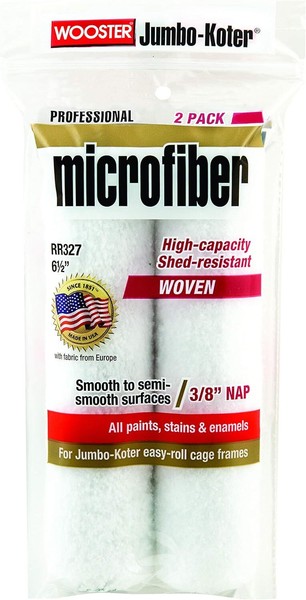 16.5Cm Wooster Mikrofaser Farbwalze ÄRmel 2 Packung 1Cm Flor-image