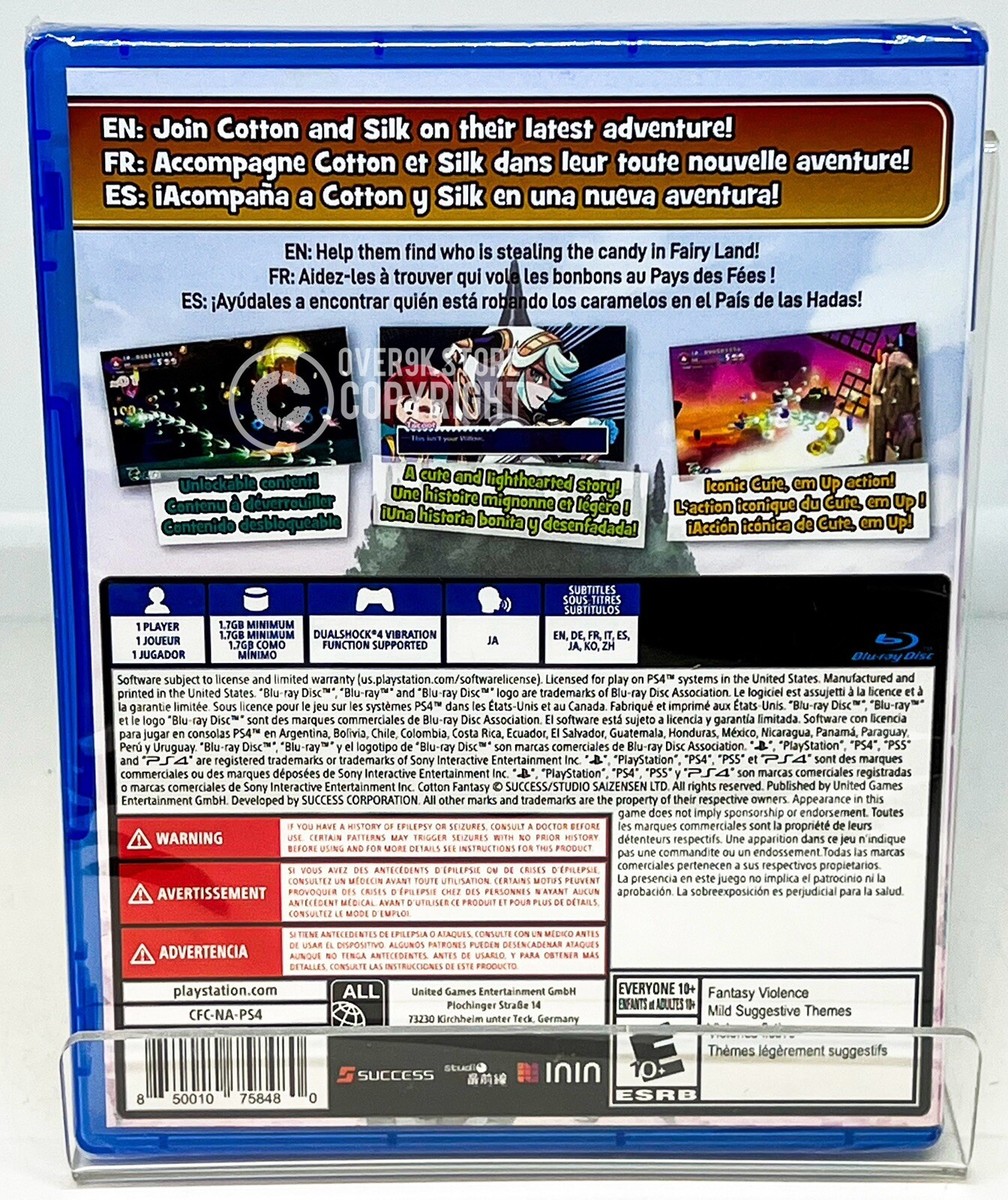 Superlative Night Dreams - Cotton Fantasy - PS4 - Brand New