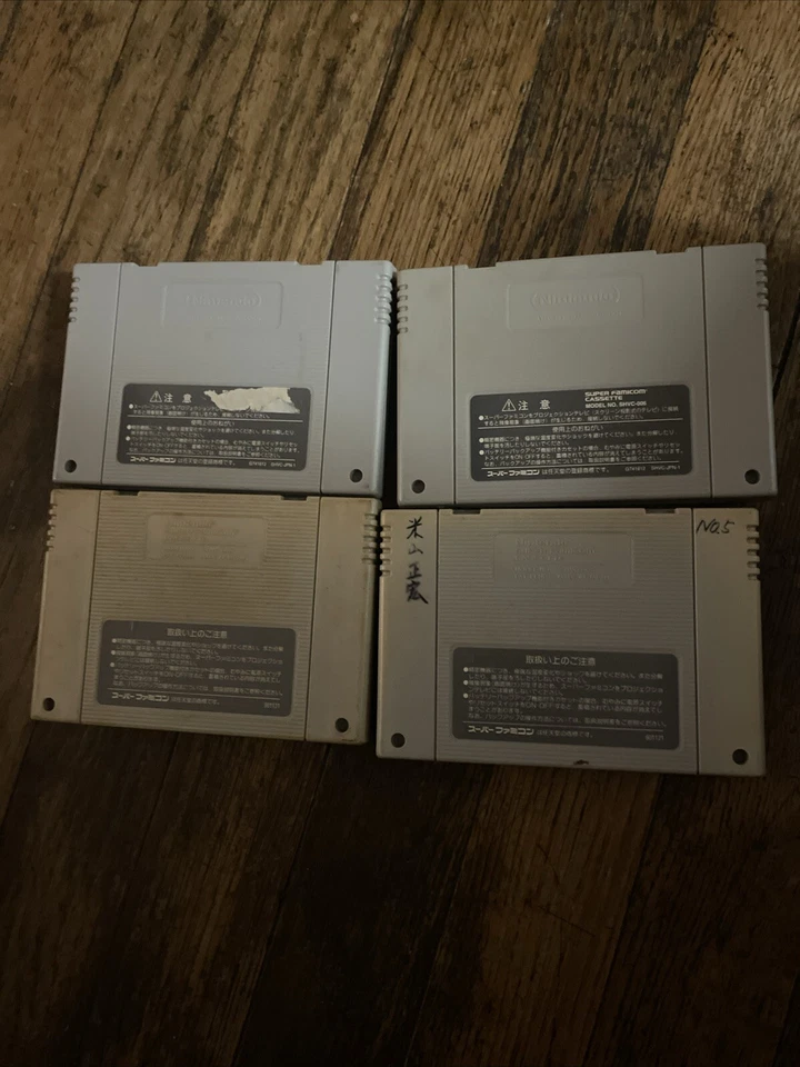 SFC Baseball Lot Of 4 Games (Japanese Import)- US Seller - Image 2 of 2