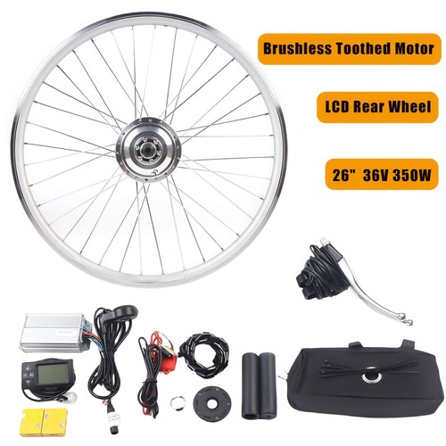 26'' 36V Elektro-Fahrrad Kit Ebike Elektrofahrrad Umbausatz Für Hinterrad  - Afbeelding 1 van 12