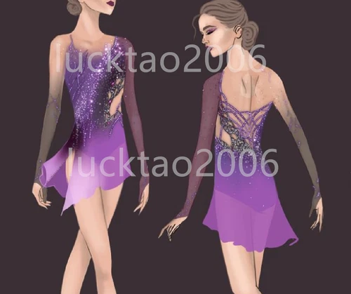 customized new style Figure skating Ice Skating Dress Gymnastics Costume 88138