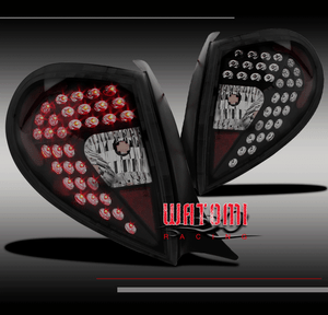 Black 00-02 Dodge Plymouth Neon Altezza Tail Lights Lamps Left+Right Pair Sets