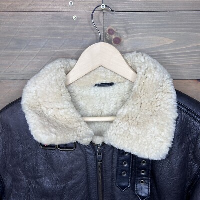 ムートンジャケット　B3 USAF TYPE-G-8 フライトジャケット　4XL USAF Jacket Type G-8 Shearling Bomber Brown Sheepskin Coat Men's