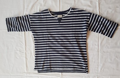 Peckott Womens Size 38 Two Tone Striped T Shirt