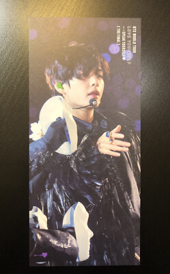 BTS V/TAEHYUNG LOVE YOURSELF SPEAK YOURSELF DVD Bookmark (US SHIP