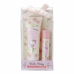 Hello Kitty Hand Cream And Lip Balm Set Sakura F S 4901610664155