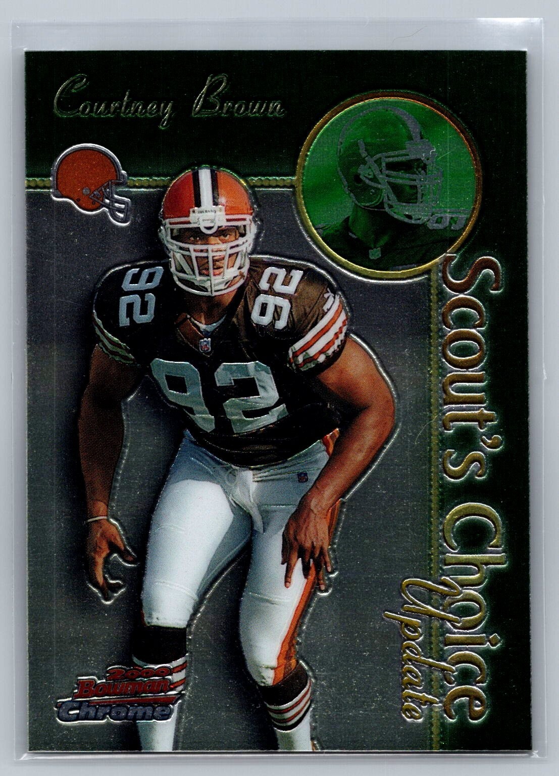 Courtney Brown Bowman Chrome Scout's Choice Update #SCU3 Base