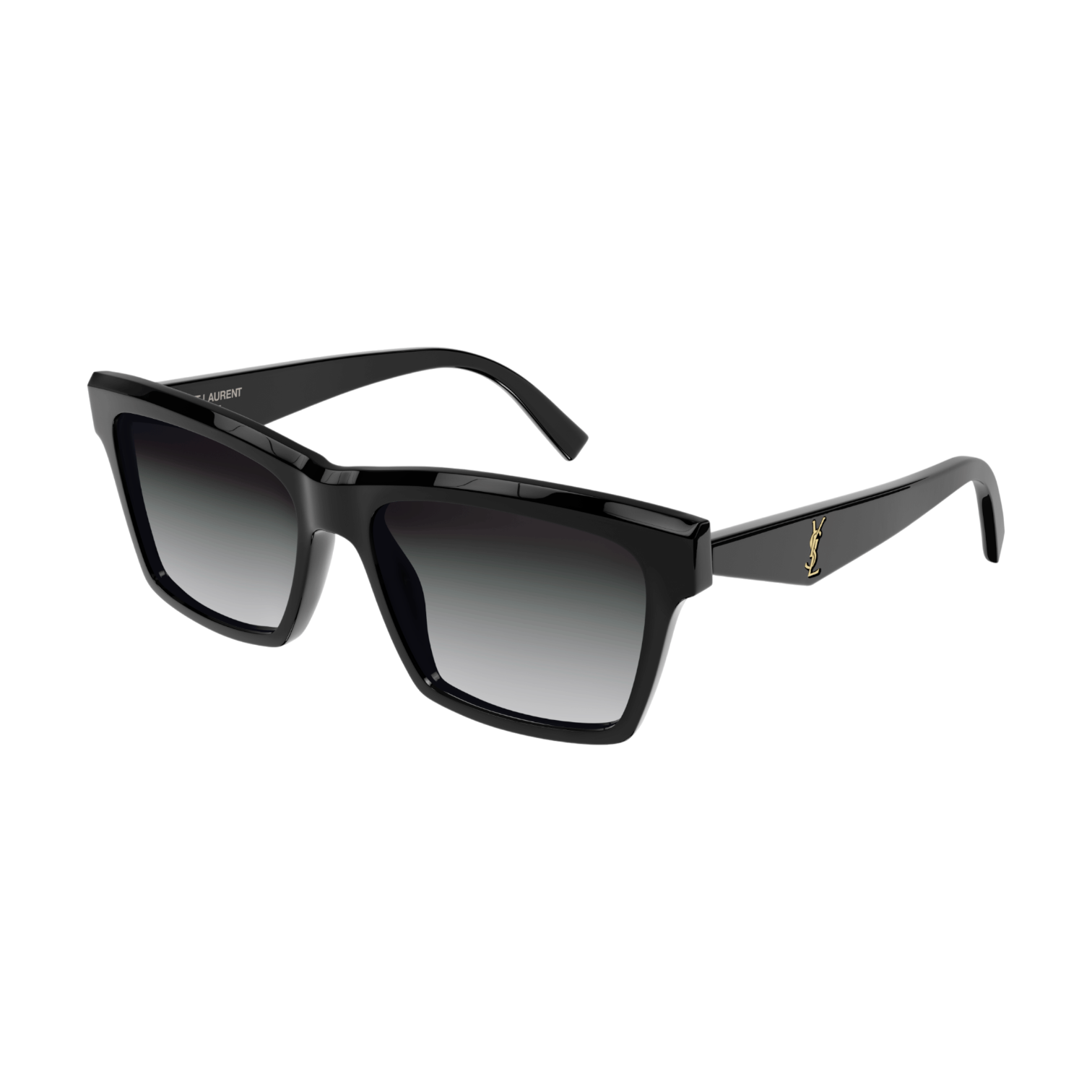 Occhiali da sole donna Saint Laurent SL M104 001 montatura nera lenti grigie. 56mm