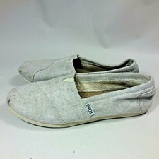 Women's Toms Classic Slip-on Walking Loafers-Heather gray/Beige-6