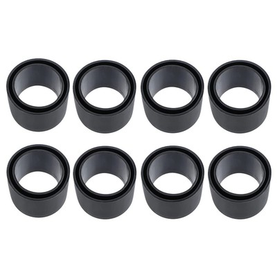 8 Pcs Black Rubber Fishing Rod Holder Tube Insert Protector, Fit 2'' Tube(50mm...