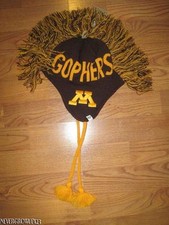 YOUTH SIZED UNIVERSITY OF MINNESOTA U OF M GOPHERS KNIT BEANIE HAT STOCKING CAP