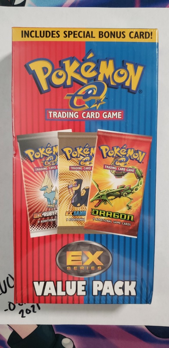 2 Pokemon EX Series Value Packs, 6 EX Booster Packs & 2 Promos | Factory Sealed 2 Pokemon EX Series Value Packs, 6 EX Booster Packs & 2 Promos | Factory Sealed