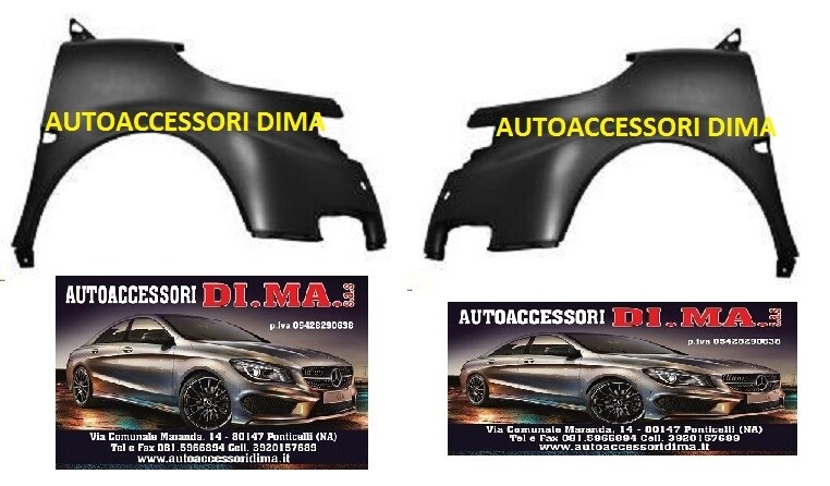 LOCARO RIPARO PASSARUOTA ANTERIORE DX SMART FORTWO DAL 2007 AL 2014 NUOVO - Immagine 5