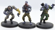 Mantic Deadzone Dreadball Plague Zombie Team Assembled & Painted (A)