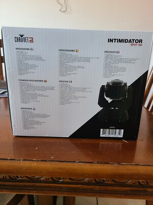 Chauvet DJ Intimidator Spot 160 ILS 60w DMX Moving Head Beam Light w/LCD Display