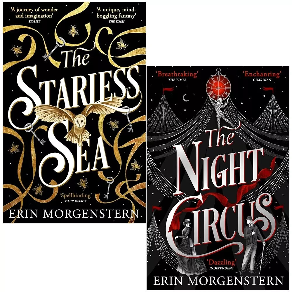 Erin Morgenstern 2 Books Collection Set Starless Sea, Night Circus NEW