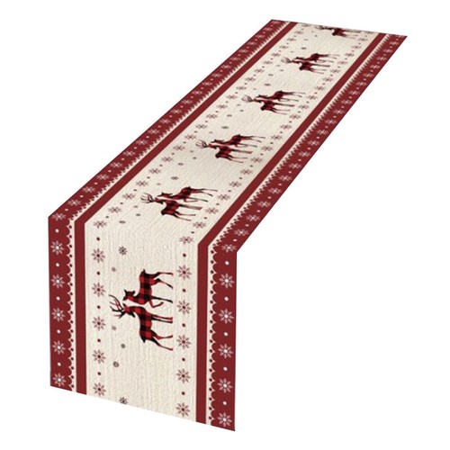 Christmas Table Runners Table Cloth Covers Banquet Dining Party Table Decor - Picture 4 of 19