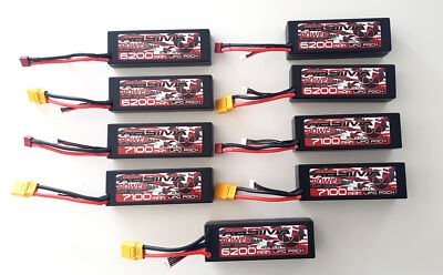 Lipo Akkus 7.4v - 14,8V 6000mAh-7100mAh Fahrakkus Absima Traxxas Akku Power Tank