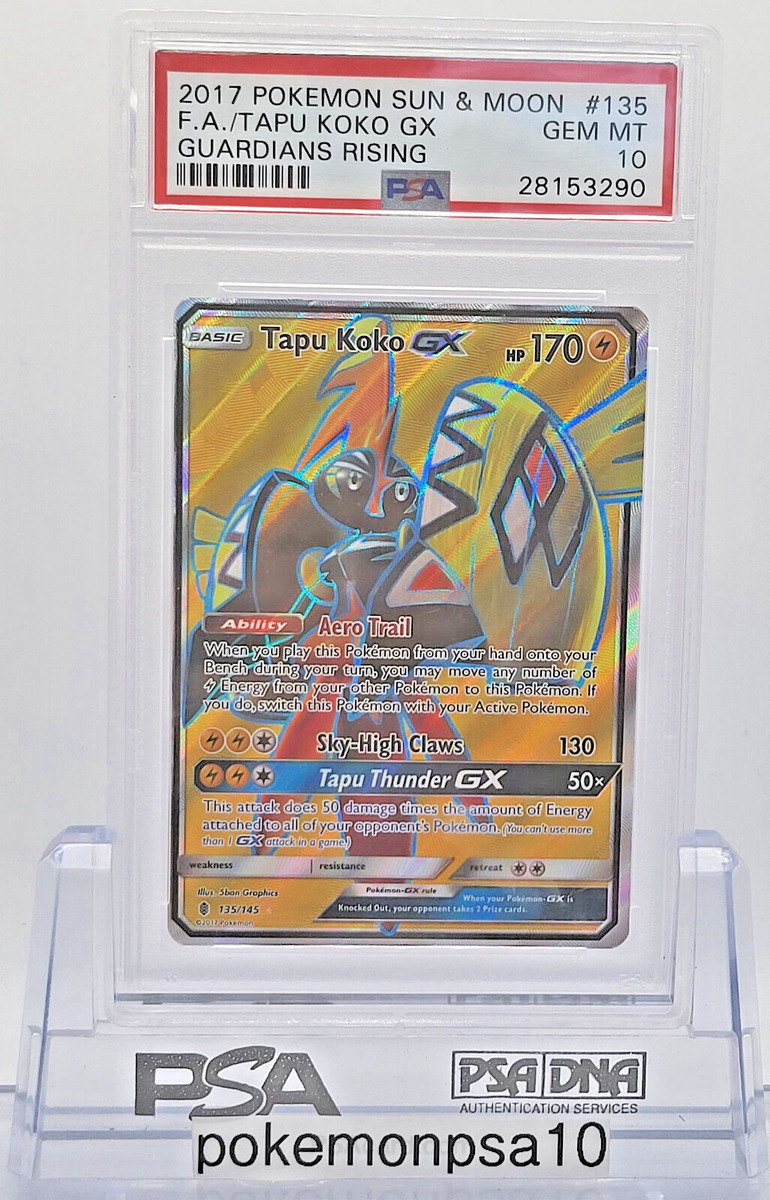 Mavin  Pokémon TCG Tapu Koko GX Sun & Moon: Guardians Rising 135