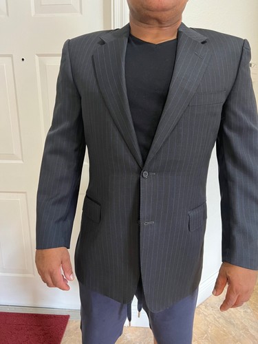 canali mens sport coat 44r (preowned)