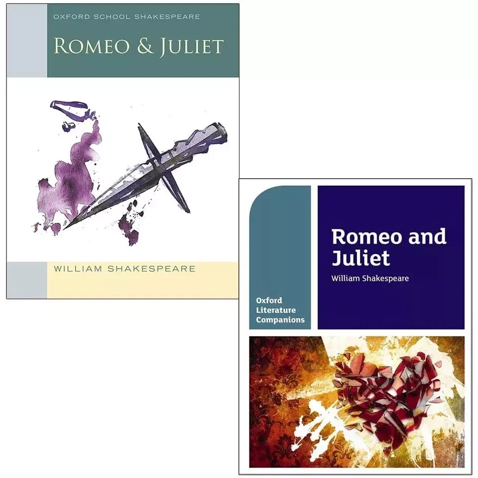 Oxford School William Shakespeare Romeo Juliet,Literature Companions 2 Books Set