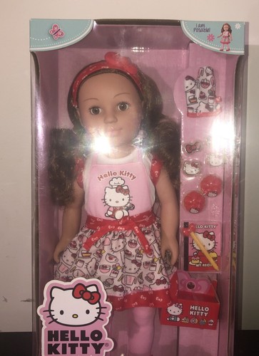 My Life As Hello Kitty Baker 18" Poseable Doll with Brown Hair & Brown Eyes 11pc - Bild 2 von 3