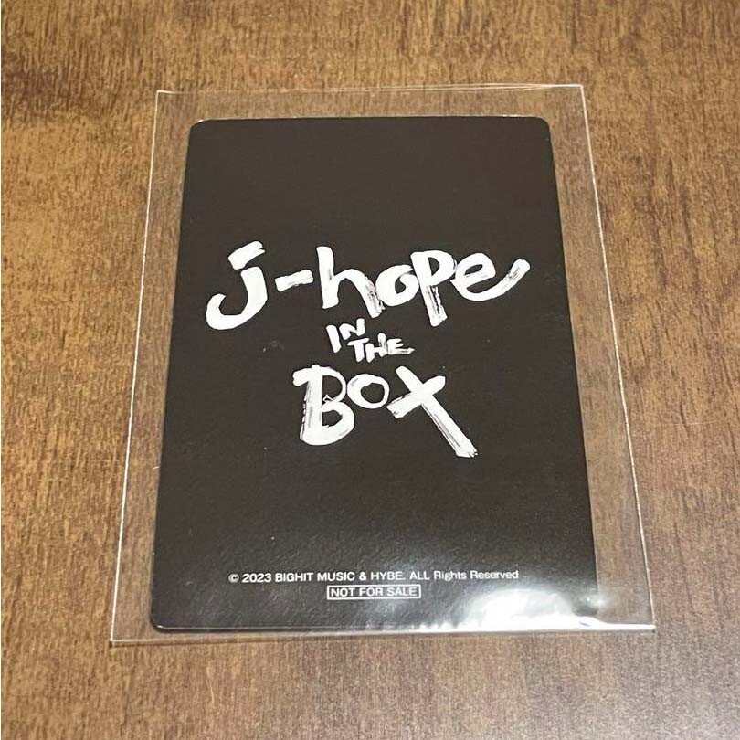 防弾少年団(BTS) - BTS j-hope IN THE BOX 映画 ホソク ホビ フォトカード BTS J-HOPE IN THE BOX Movie JAPAN 4th Limited Official