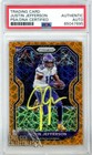 Justin Jefferson 2020 Panini Prizm Orange Lazer Auto RC #398 PSA/DNA (Yellow)