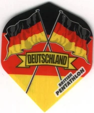Flag of Germany PENTATHLON Dart Flights: 3 per set