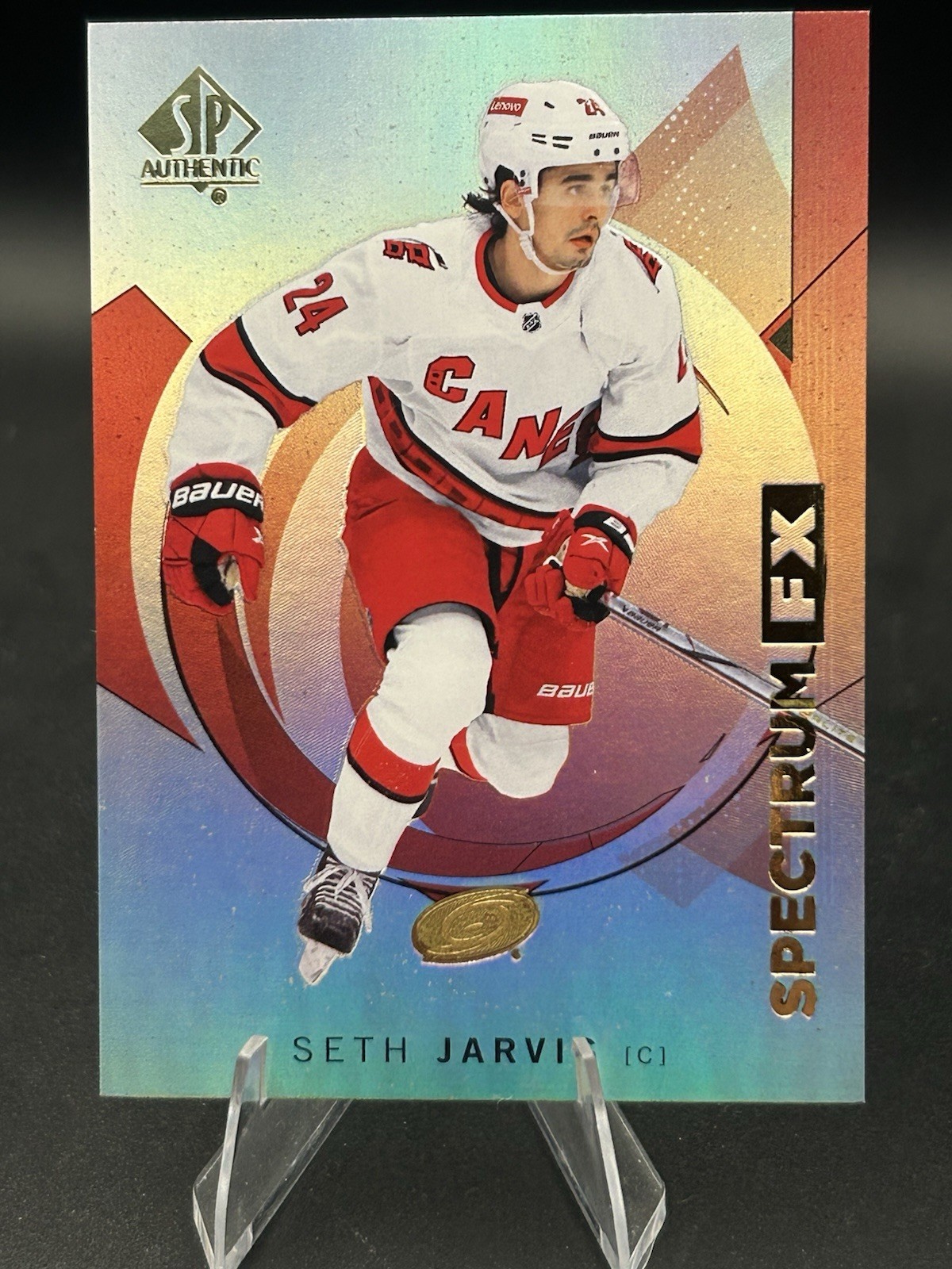 2024-25 Sp Authentic - Spectrum Fx Seth Jarvis #S-17 Canes