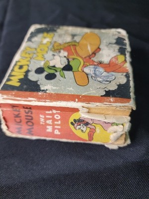 スペシャル 30's MACKEY MOUSE THE MAIL PILOT 本 Mickey Mouse the Mail Pilot, 1933 Walt Disney - Whitman Publishing