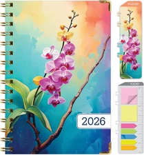 HARDCOVER 2026 Planner, 5.5"X8": 14 Months (November 2025 - December 2026), Dail