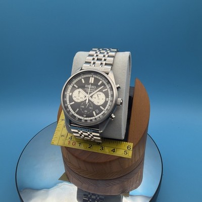N*P様 SEIKO QUARTZ クロノグラフ ステンレスSSB429P1 Seiko Essential Motor Sports Inspired Chronograph Black Dial Watch