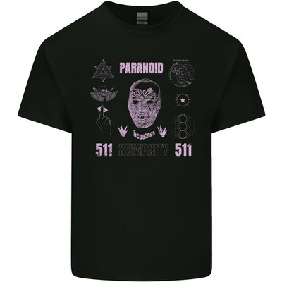 Paranoid Conspiracy Skull Kinder T-shirt Kinder