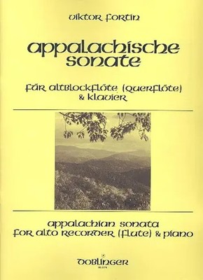 Appalachische Sonate für Altblockflkte (Flöte) und Klavier | Viktor Fortin