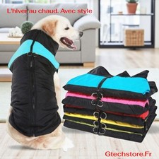 Manteau Chien Hiver Imperméable Veste Chaud Grand Petit Chiot Labrador Gilet D-R