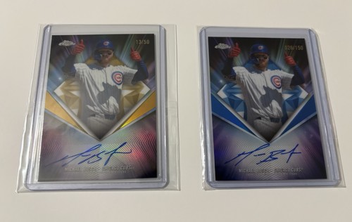 2026 Topps Chrome Michael Busch Auto /50 /150 Gold 75th Diamond Cubs Lot