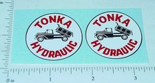 Pair Tonka Hydraulic Dump Truck Sticker Set TK-139