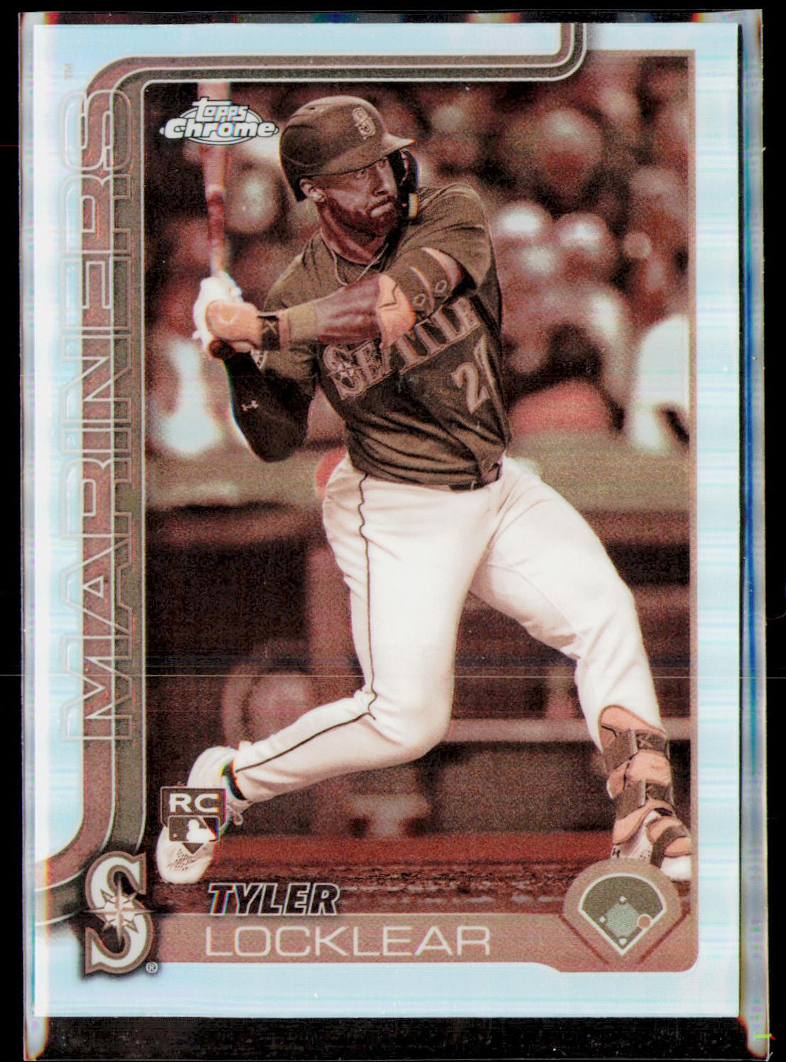 2025 Topps Chrome #41 Tyler Locklear Sepia Refractors