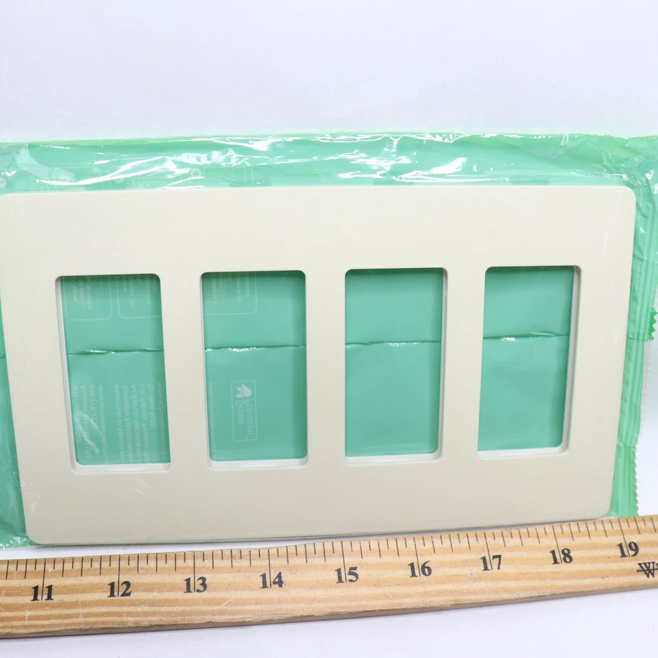 Placa de pared Schneider Electric 4 velocidades serie X tamaño estándar sin tornillos Foto 4 de 4