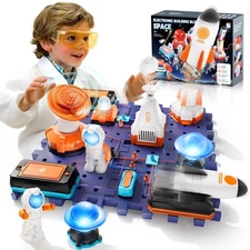 VATOS Space Science Circuit Kits for Kids - 31PCS Electronics Exploration STE...